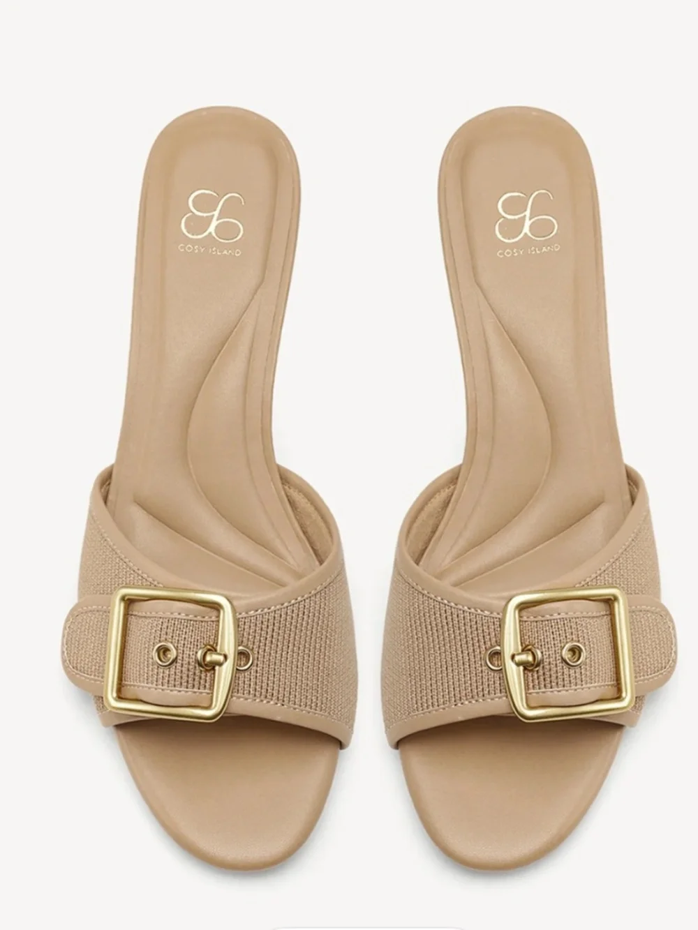 Cosy Island "BuckleGrace" sandals, size 6 (US) NIB! - Picture 2 of 3